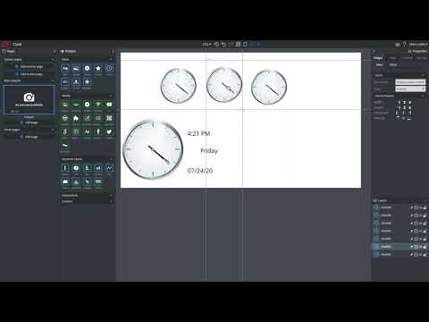 Wallboard Tutorial: Clock Widget - YouTube