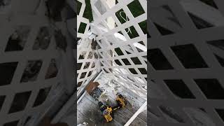 How to cut and install plastic lattice
