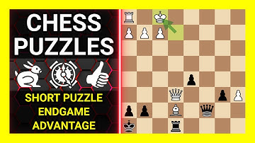 Chess Puzzles to Practice. Themes: Short puzzle, Endgame, Advantage. Learn Chess