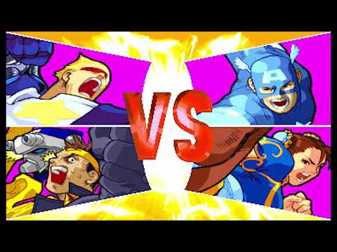 Marvel vs Capcom 1 ( Arcade ) - Captain Commando / Jin Playthrough ( June 8, 2019 )