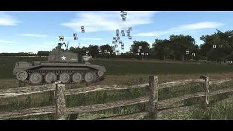 Crusader AA Tank Firing