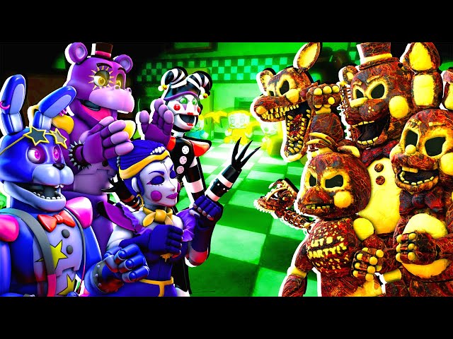 FNAF SB] rejected security breach animatronics by Harmony-SFM on