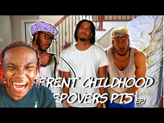 Different Childhood Sleepovers (pt.5) | Ep.1 Dtay Known (REACTION) class=