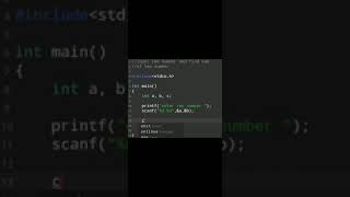 #52 | C Language Programming | Coding Exercise53 #shorts #programming #coding