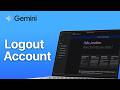 How To Logout In Gemini App (Logout Account)