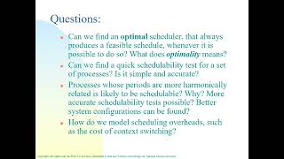 2 1 Rate Monotonic Scheduling, Earliest Deadline First