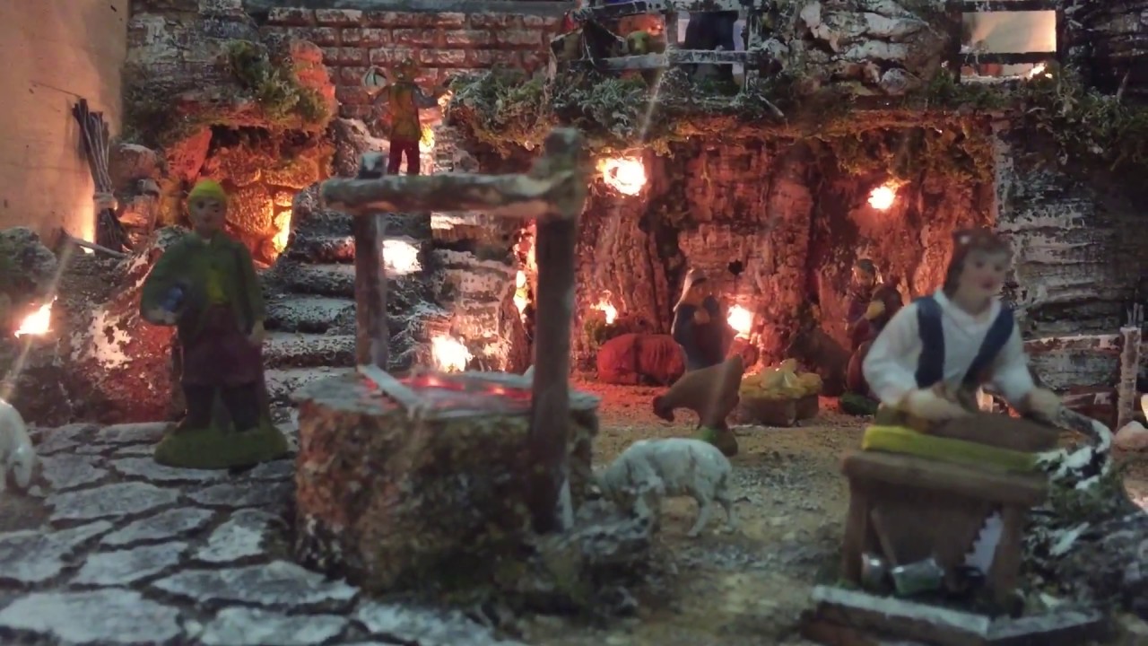 presepe costruito in scatola 2° alla mostra milano 2015 - YouTube