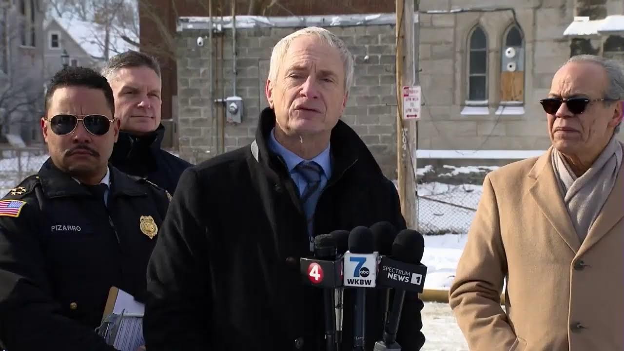 City of Buffalo officials provide update on four-alarm fire on Emslie Street
