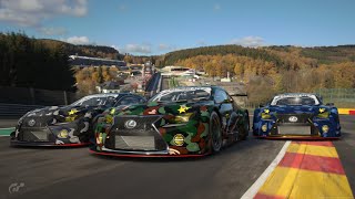 Gran Turismo 7 Psvr2: Manufacturer cup USA Round 1 at SPA 20 laps