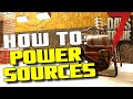 7 Days To Die How To Power Sources - Generator Banks, Battery Banks, Solar Banks - (Alpha 19)
