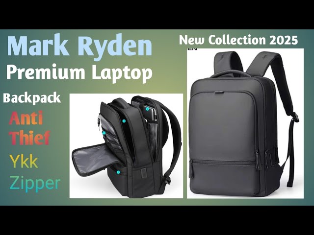 Mark Ryden-6033 Anti Thief Premium YKk Zipper Laptop Bag - YouTube