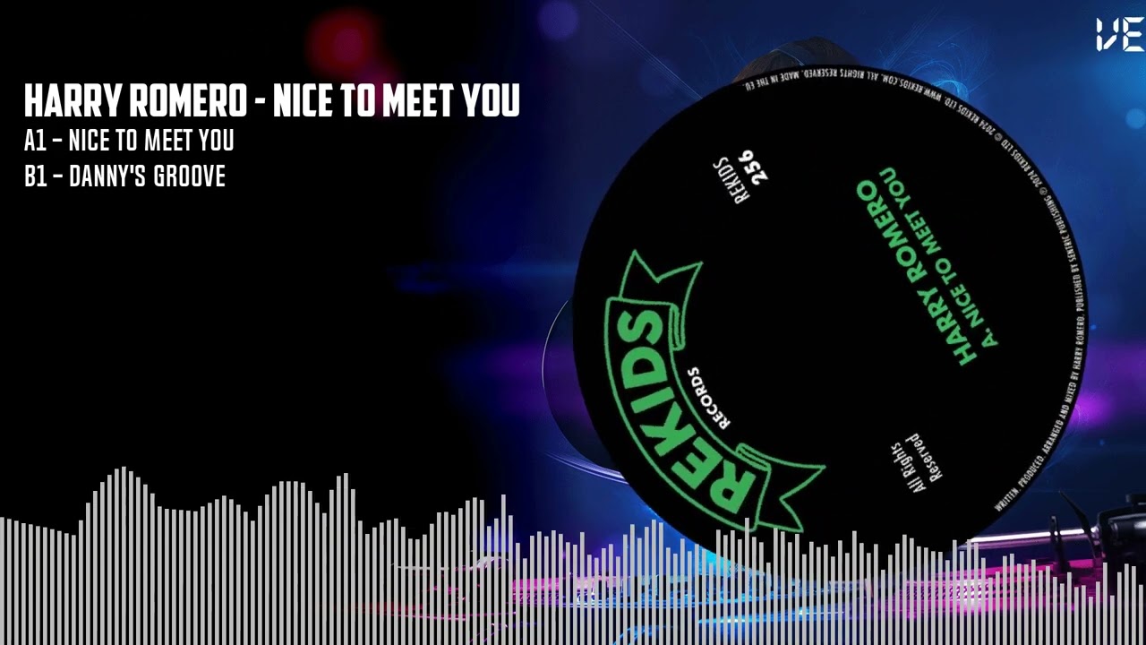 XARTS NICE TO MEET YOU レコード　コア系 Harry Romero - Nice To Meet You [BLACK] (REKIDS256) - YouTube