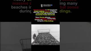 The Massive WWII Invasion at Normandy #shorts