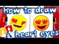 How To Draw Heart Eyes Emoji 😍