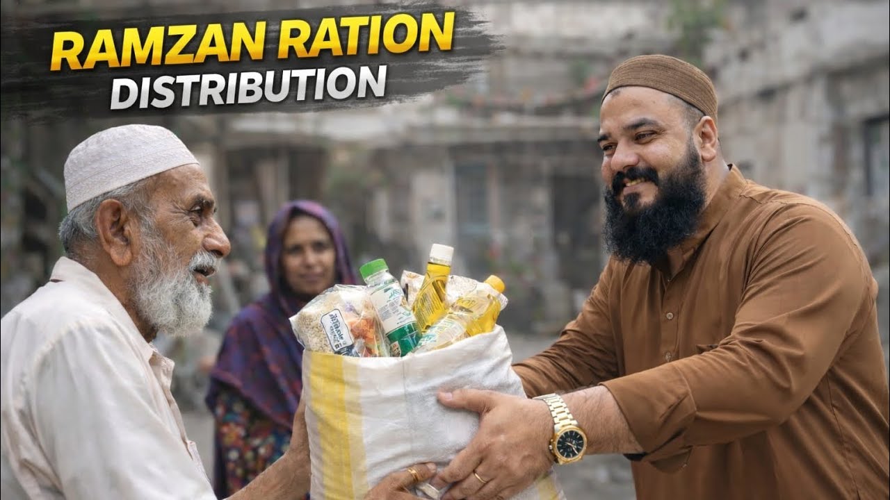 Ramadan Gifts Distribution 🛍️ Alhamdulillah 5th After 🥰Sajid Jaguar Vlog 