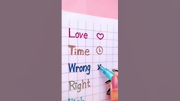 Thumbnail of I Need Your Love / I Need Your Time #Shorts #MuktaArtAndCraft #YoutubeShorts
