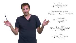 Density of Functional Theory Lecture # 6 - Functional derivatives