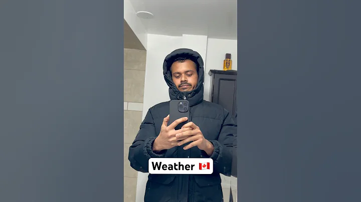 Canada’s Weather in 10 Seconds🌨☀️💨 #Relatable #Shorts