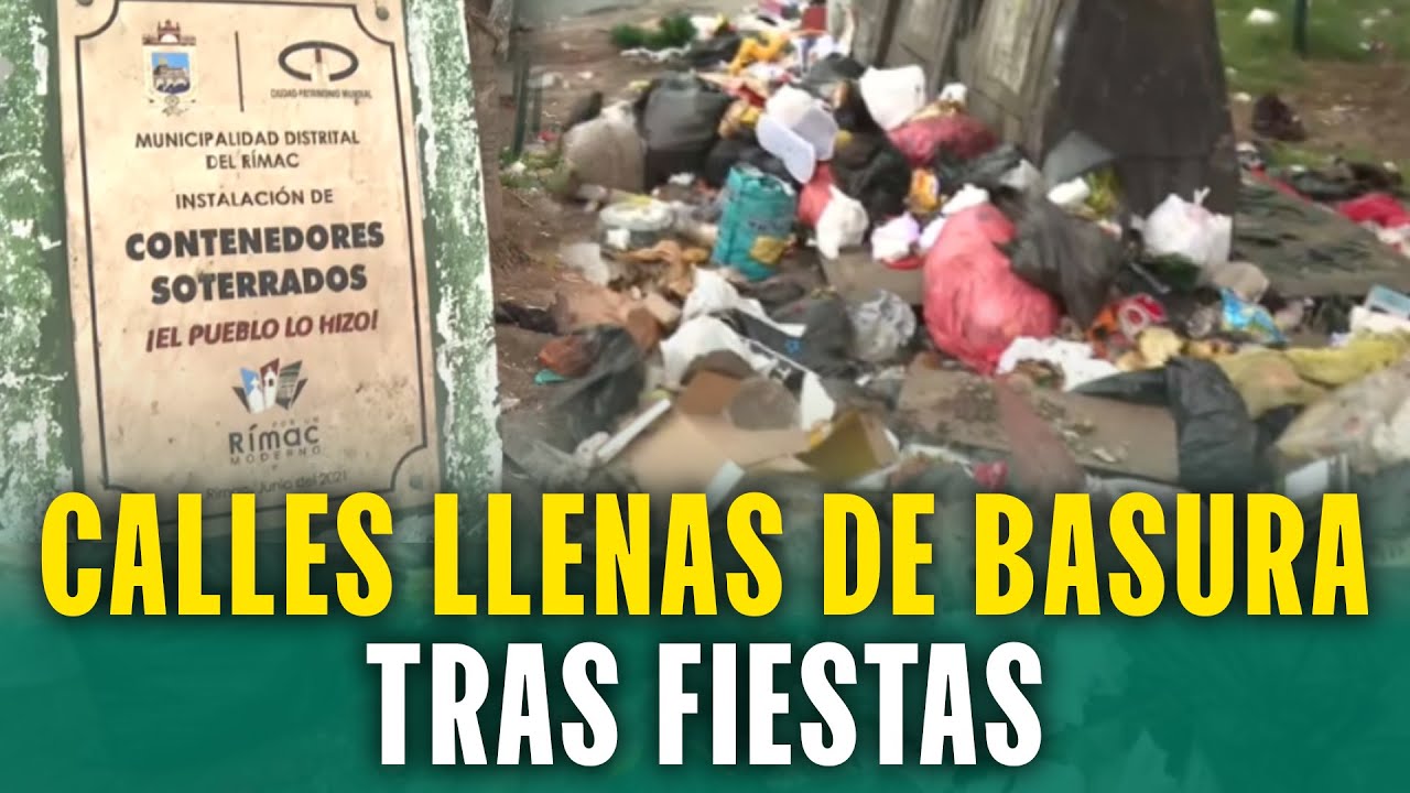 CALLES Y PLAYAS LLENAS DE BASURA TRAS FIESTAS DE FIN DE AÑO - YouTube