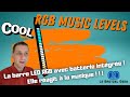 Review la barre led rgb music levels sans fil et qui ragit  la musique fr