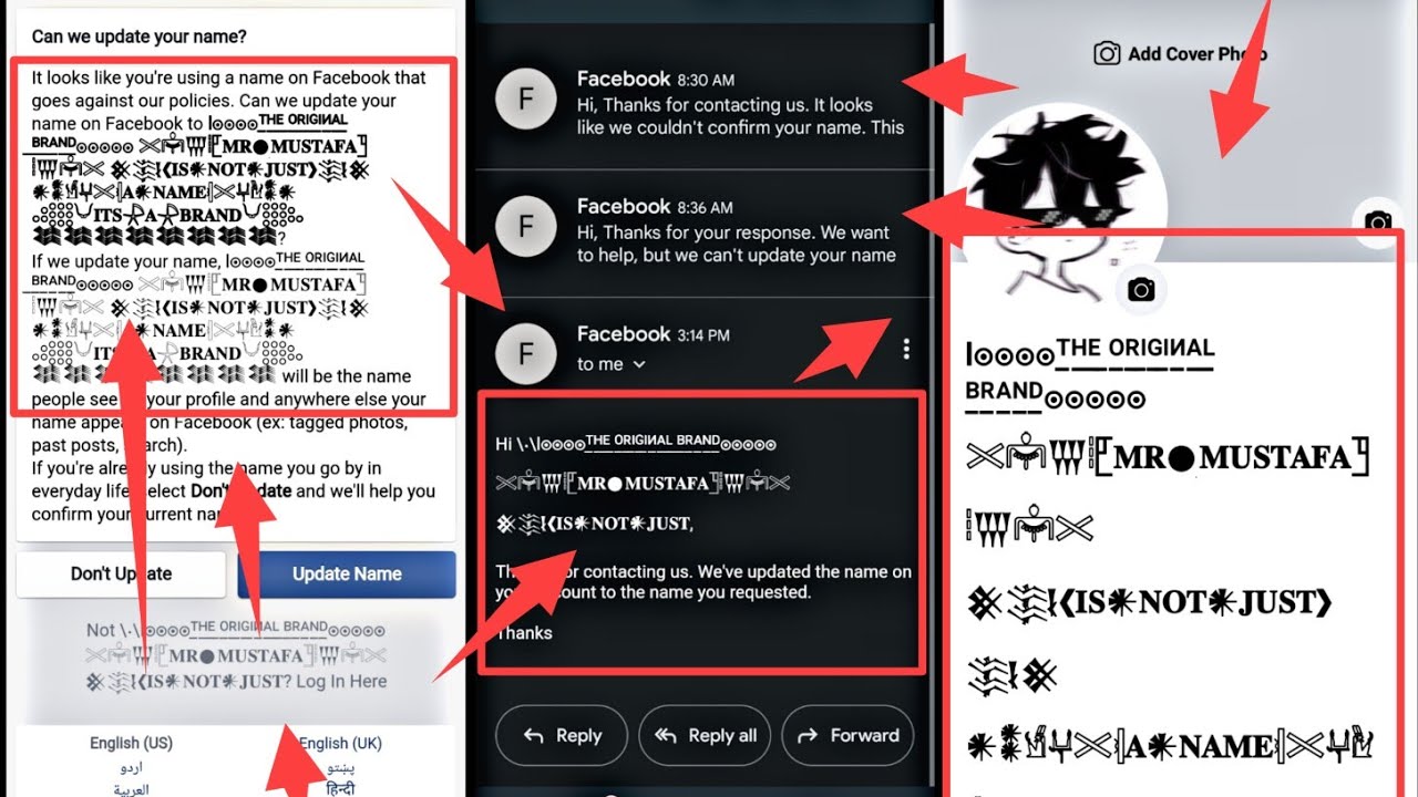 How to Make a Unique Name Account on Facebook 2023 | Without Proof | Working Trick | Mustafa Teach