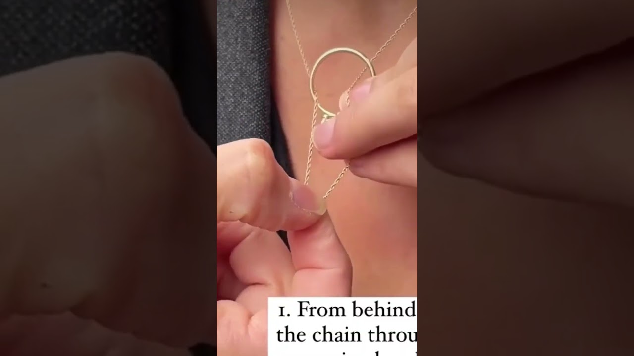 Attachable Ring How to attach ring to your necklace #lifehacks - YouTube