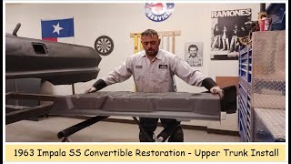 1963 Impala SS Convertible Part 10 - Upper Trunk Installation + How to Dress and Finish a Weld by Guzzi Fabrication - D.I.Y Auto Restoration 4,377 views 9 months ago 16 minutes