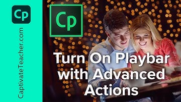 Adobe Captivate – Turn On Playback Controls with Advanced Actions