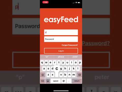 gosh! Easyfeed app crashing after password reset