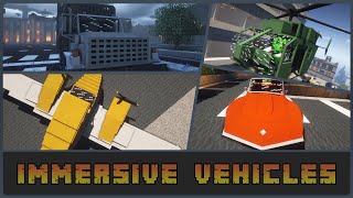 Minecraft - Immersive Vehicles Mod Showcase [1.12.2]