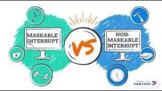 Maskable and Non maskable interrupt in microprocessors