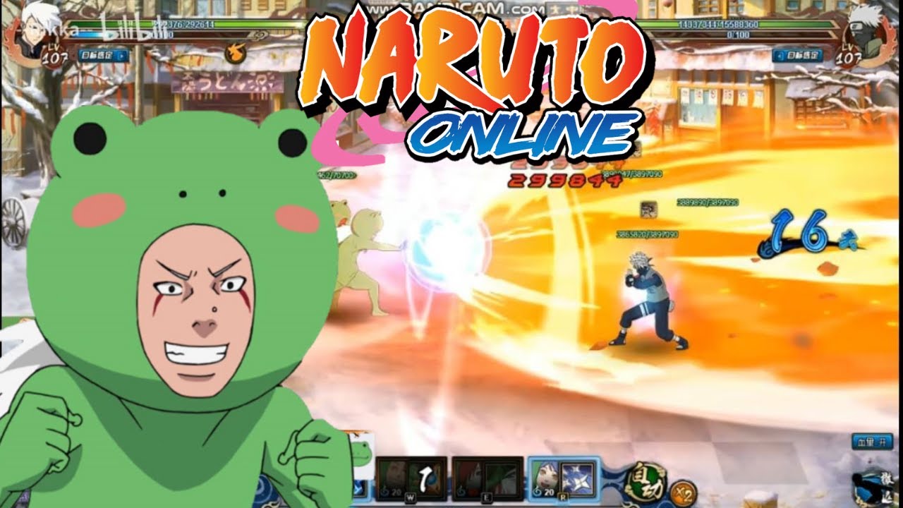 Naruto Online - Jiraiya [Frog Squad] TESTPLAY [Super High Damage] - YouTube