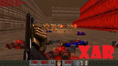 Doom 2: First attempt of Xar - a mini slaughter map by Snowy / UV MAX & commentary