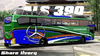 SHARE livery bus ALS 390 artis Jember 😎☕ screenshot 1