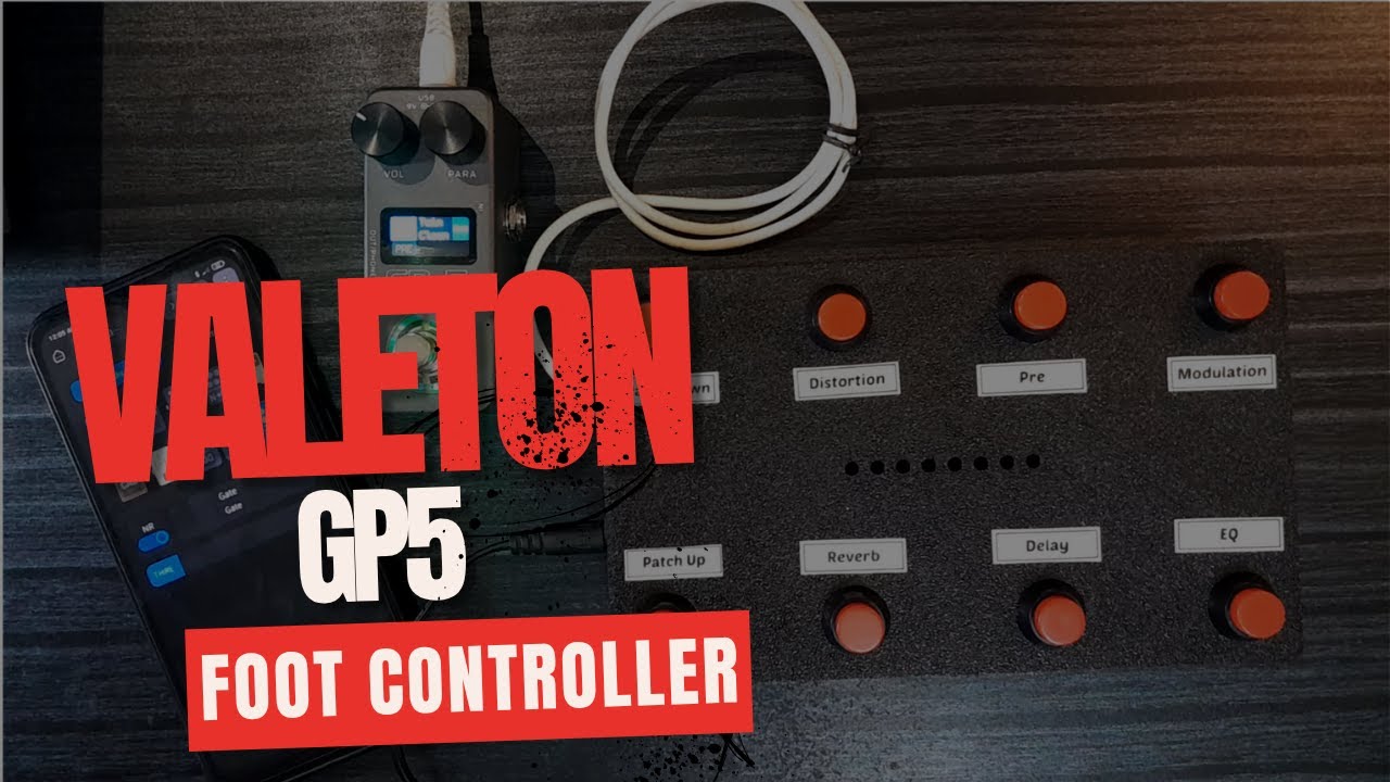 Valeton GP-5 - Midi Foot Controller [Demo] ‪@daddyspedal‬ - YouTube
