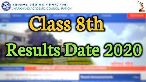 JAC 8th Results 2020 || Jharkhand Board Class 8th Results 2020