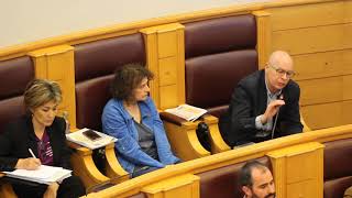 Regueira, no pleno da Deputación sobre os terreos portuarios da Coruña.