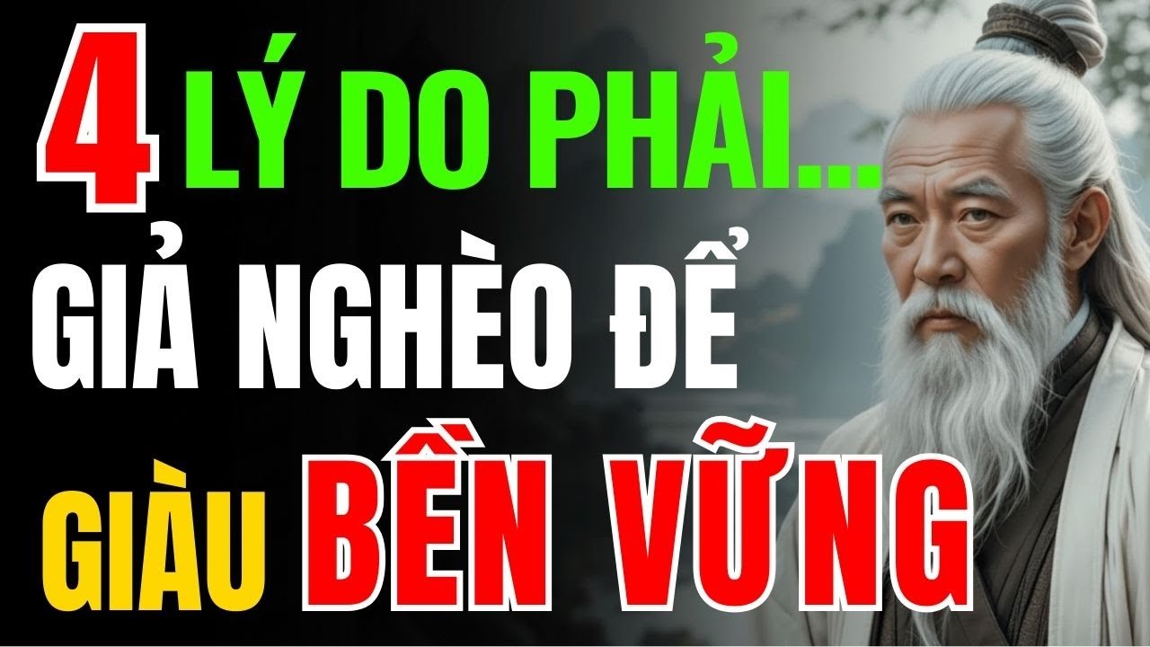Cổ Nhân Dạy: 4 Lý Do Phải Giả Nghèo Để Giàu Bền - Triết Lý Tinh Hoa
