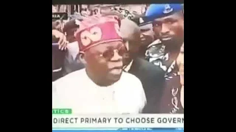 Bola tinubu says that its a big insult to speak of any rancor between himself and governor ambode