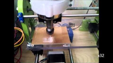 First milling PCB on self made CNC