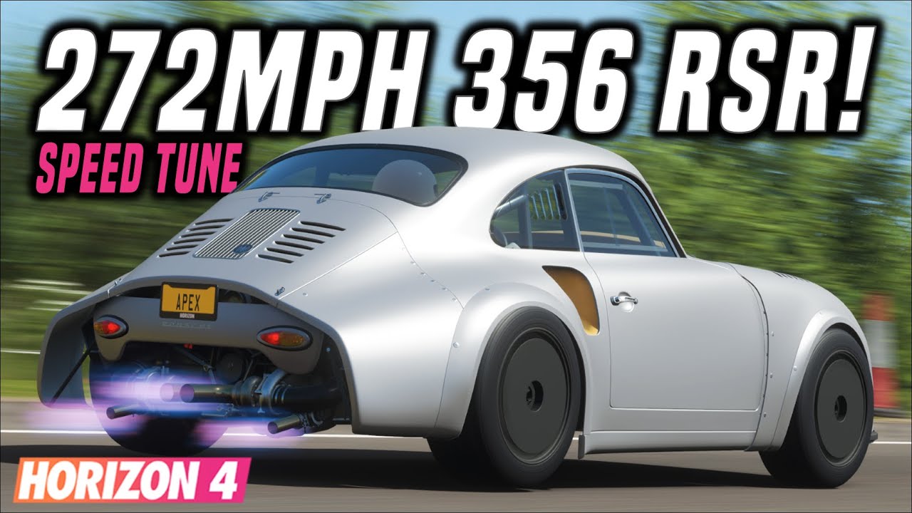 FH4 | NEW Porsche 356 RSR Top Speed Tune | 272MPH/438KPH!