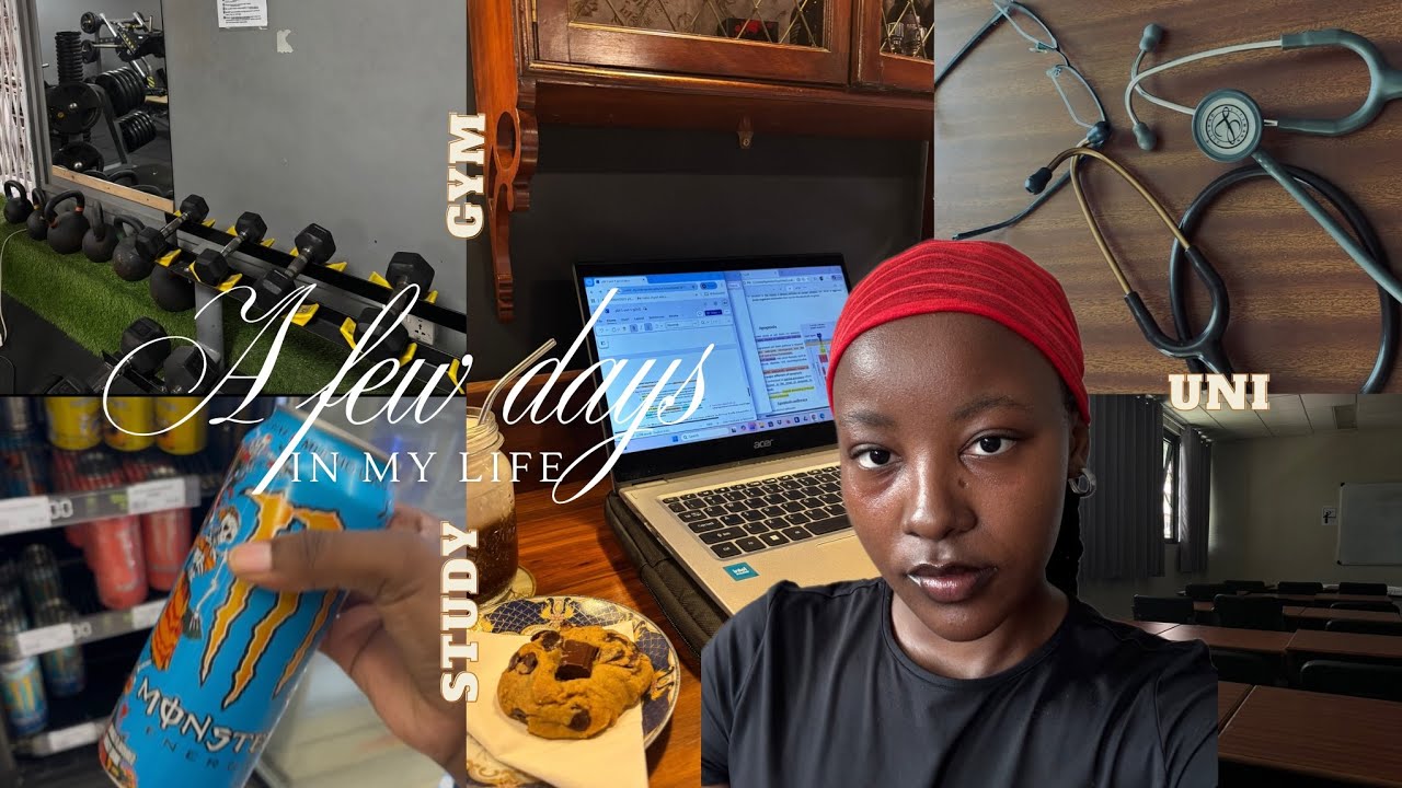 A few days in my life| gym| cooking| productive| uni diaries| study date| medical student