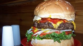 Denny's Beer Barrel 7lb Burger in Record Time | Furious Pete