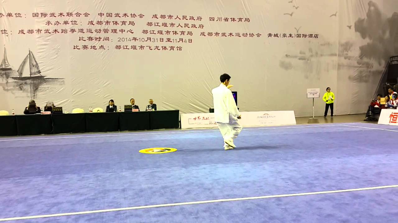 1st World Taijiquan Championships (2014) - Optional Taijiquan Demonstration - HEI Zhihong