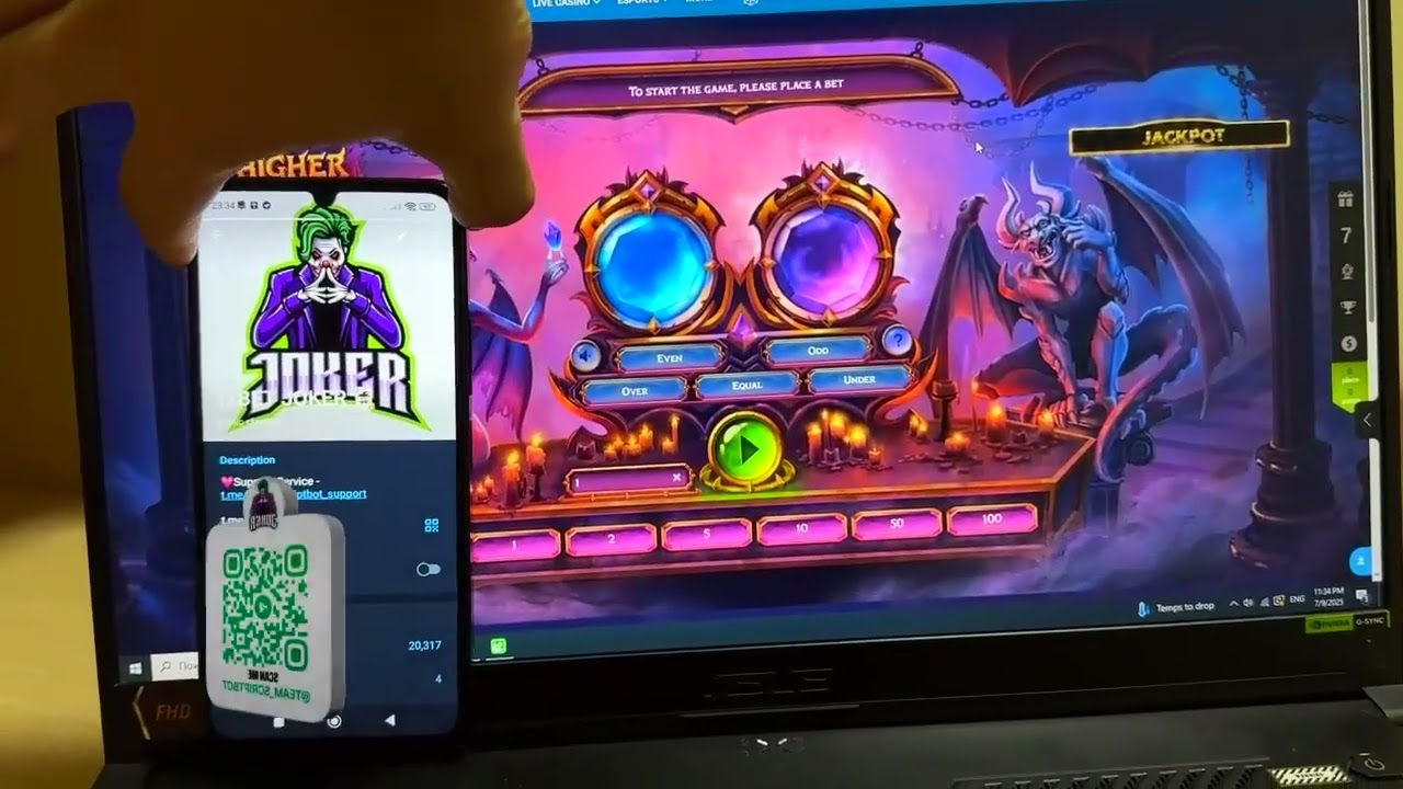 Script for Higher vs Lower 