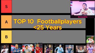 Tier List of the TOP 10 Best Young Football Players under 25 /Analysis and Ranking