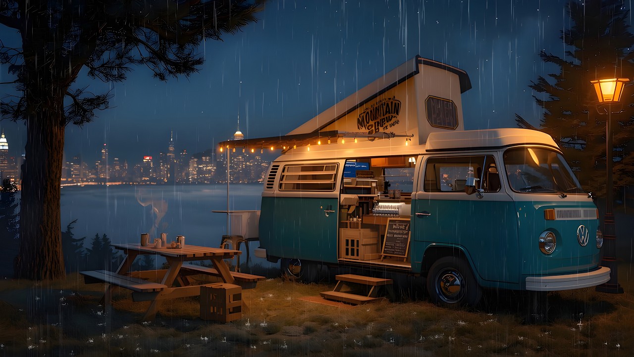 90's Chill Lofi 🌧️ Gentle Rainy Lofi Music for Restful Night Sleeping 😴