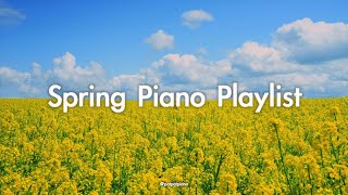 (10시간) 🌼따뜻한 봄에 어울리는 KPOP PIANO Playlist 🎹ㅣ수면, 공부, 카페, 매장음악