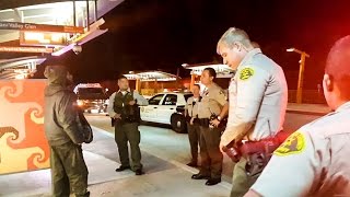 Homeless black man harassed and arrested by 12 LA Sheriffs