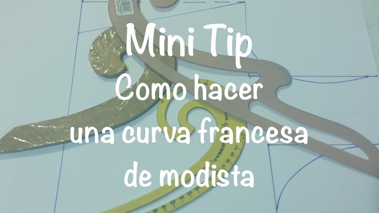 ♥ Como hacer una regla curva francesa para diseño de patrones ~ diseño de modas